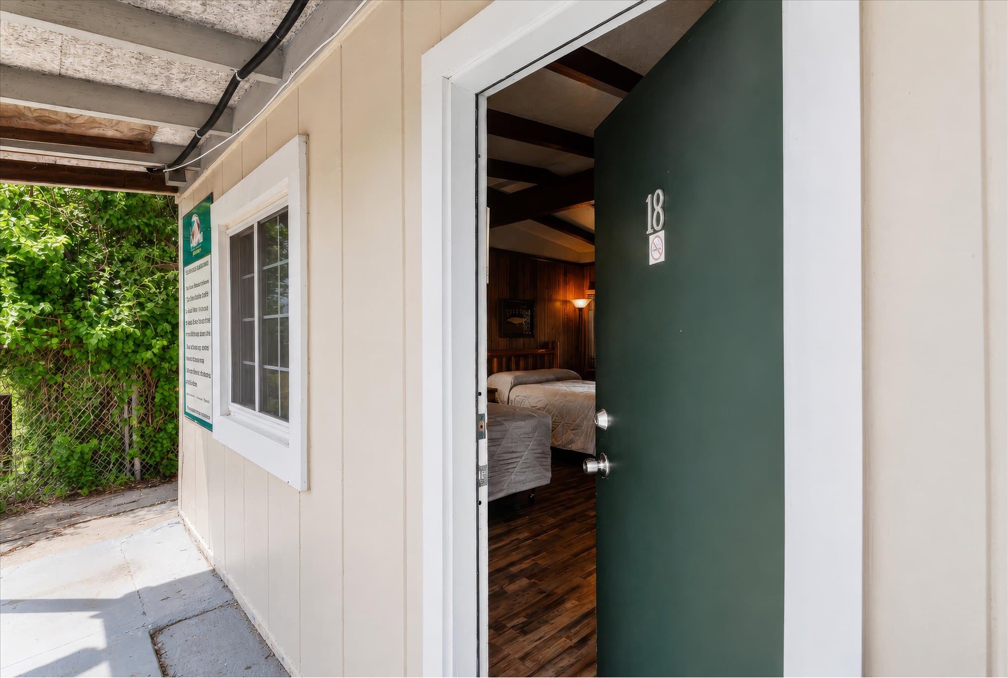 Guest room interior at Olde Mill Inn of Clarkston
